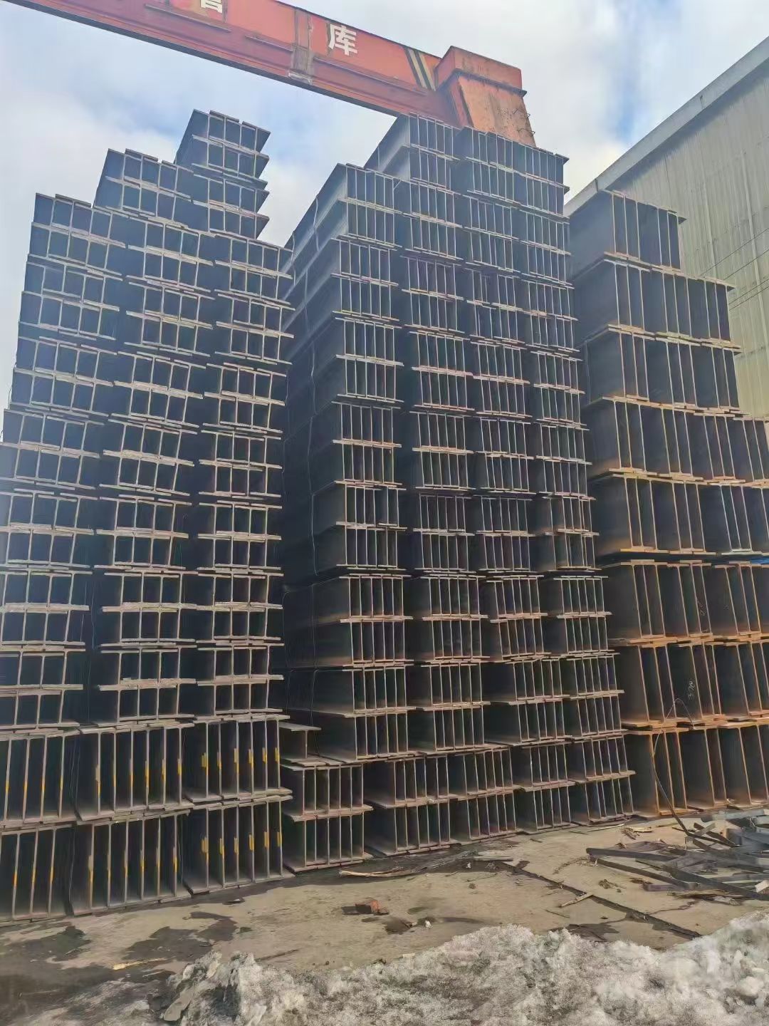 H beam yard